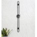 Long Striped Black Wall Clock